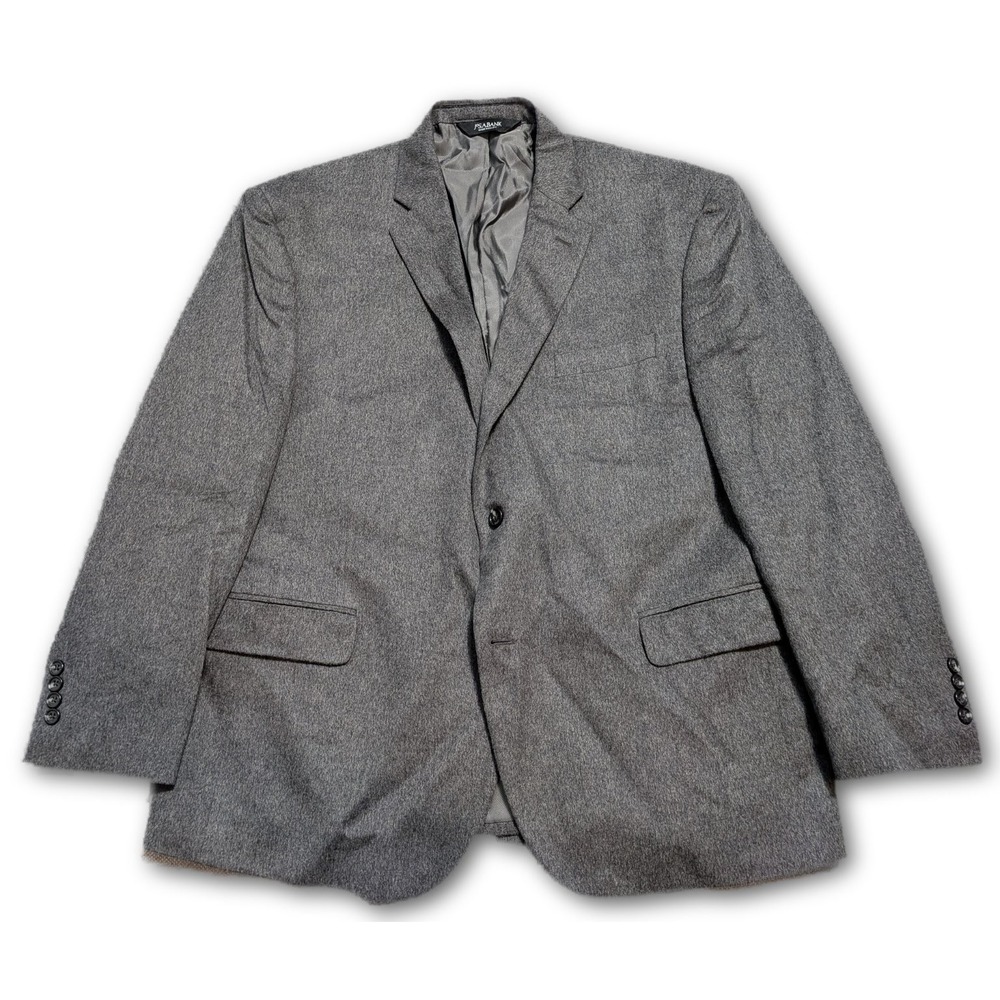 Jos A Bank Mens Blazer Gray 46S Cashmere Blend Wool Classic Suit Separates Grey